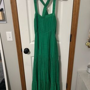 Chic Green Maxi Dress